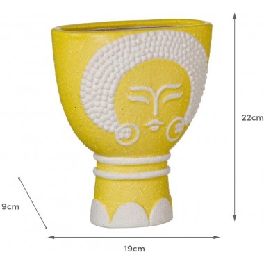 Maceta Nicosia Amarillo