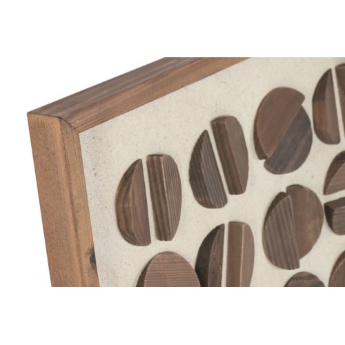 Cuadro Círculos Madera 2