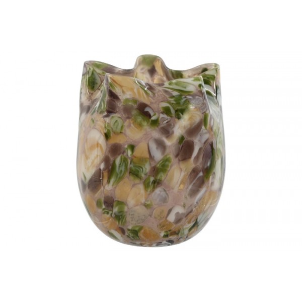 Jarrón Cristal Multicolor