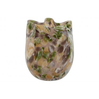 Jarrón Cristal Multicolor