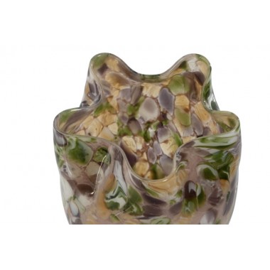 Jarrón Cristal Multicolor