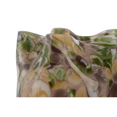 Jarrón Cristal Multicolor