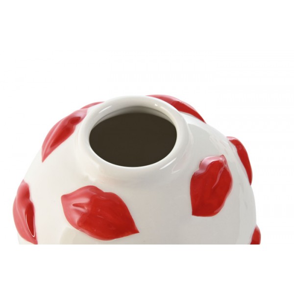 Jarrón Labios Rojos