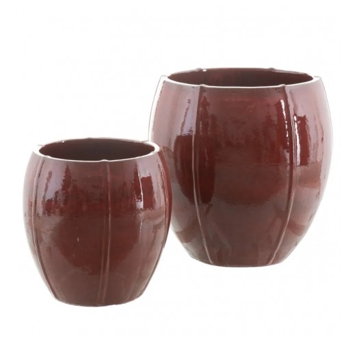 Macetero Rojo Set de 2