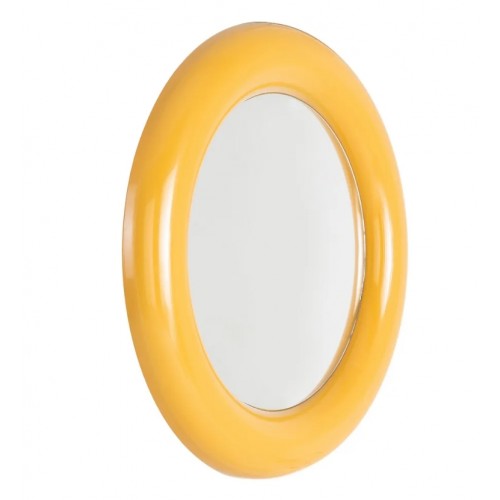 Espejo Redondo Mostaza 2