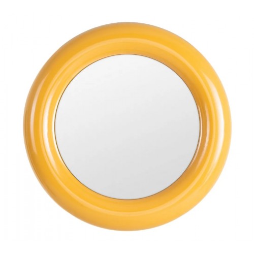 Espejo Redondo Mostaza