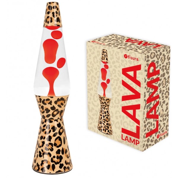 Lámpara de lava “bullet” Leopardo