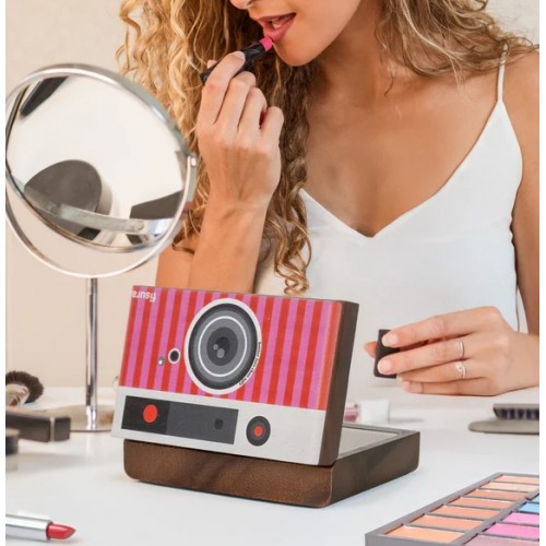 Joyero Cámara Retro “Better late than ugly”