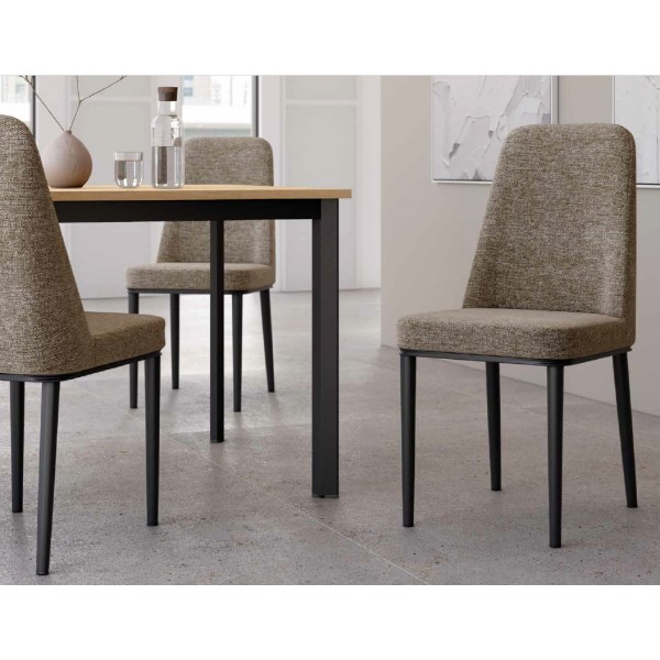 Silla Comedor Tapizada Polke