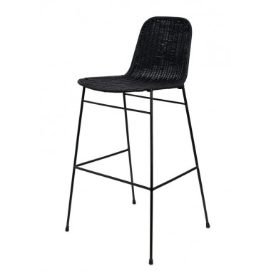 Taburete Alto Lorca Negro