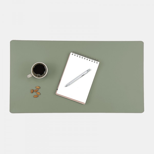 Vade de escritorio Piel Verde Sage