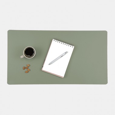 Vade de escritorio Piel Verde Sage