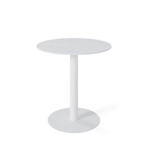 Mesa Bar Kyo Redonda Blanca 2