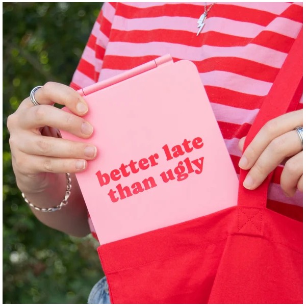 Espejo Led Portátil “Better late than...