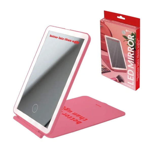 Espejo Led Portátil “Better late than...