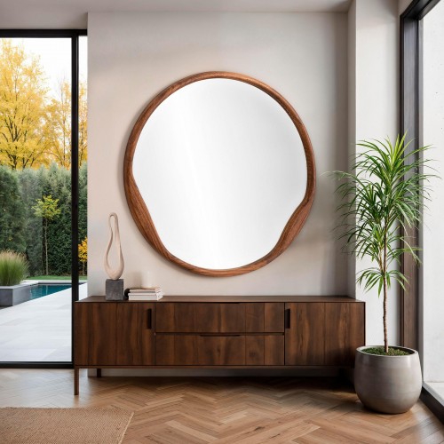 Espejo Madera Nogal 2