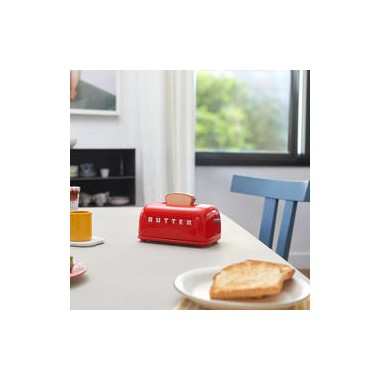 Mantequillera Toasty rojo