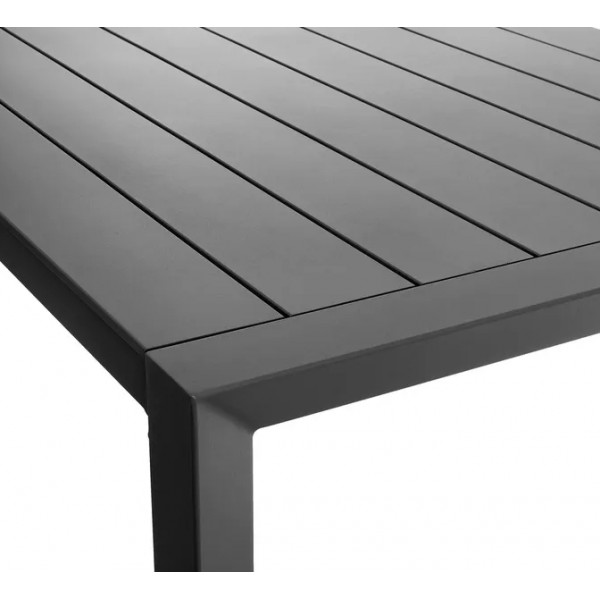 Mesa Exterior Aluminio Grafito 180