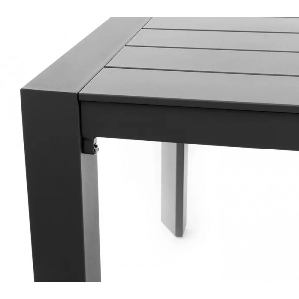 Mesa Exterior Aluminio Grafito 180