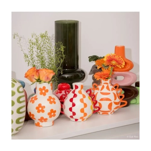 Jarrón Manolo Salsa Stripes Que Rico 2