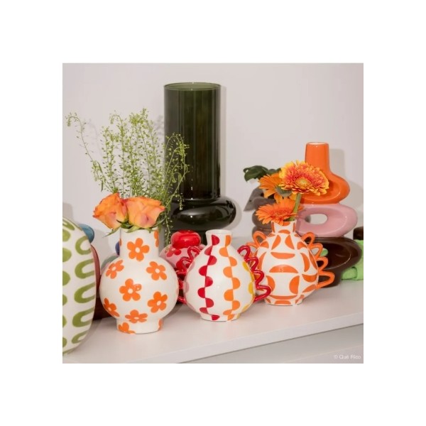 Jarrón Manolo Salsa Stripes Que Rico