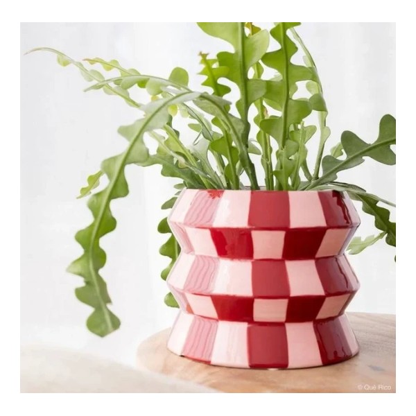 Macetero Teodora Crazy Squares Que Rico