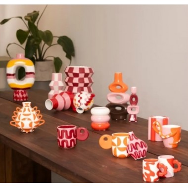 Macetero Teodora Crazy Squares Que Rico