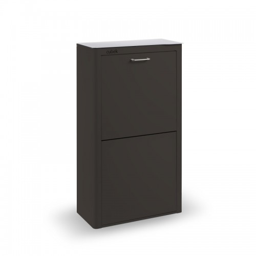 Cubo de Reciclaje Cubek Negro