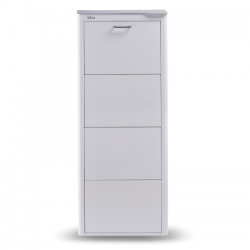 Mueble Zapatero Metálico Kibo 4 Blanco
