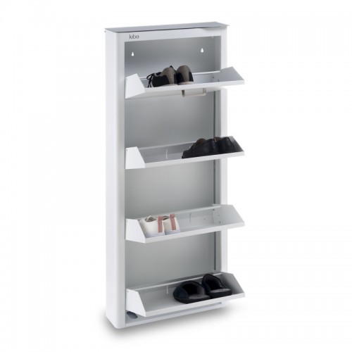 Mueble Zapatero Metálico Kibo 4 Blanco 2