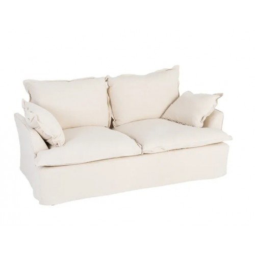 Sofá 2 Plazas Beige 2