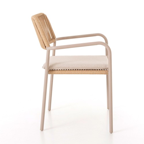 Silla Exterior Macarella Blanca 2