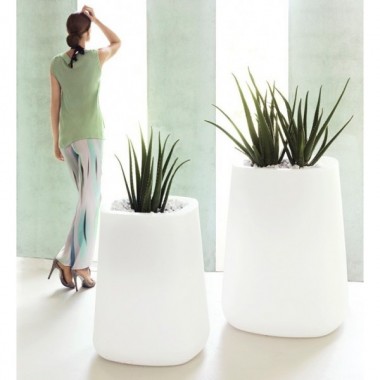 Vasija Cuadrada Alta