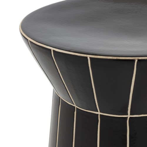 Taburete Mesa Cerámica Negro 2