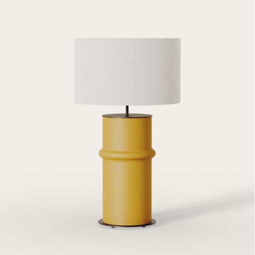 Lámpara Sobremesa Bambú Negro