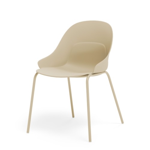 Silla Polipropileno Beige