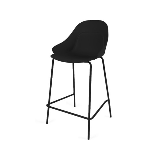 Taburete Polipropileno Negro