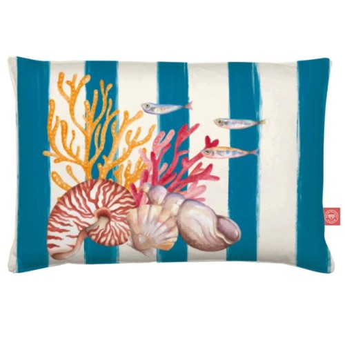 Cojín Litorale Azul 40x60