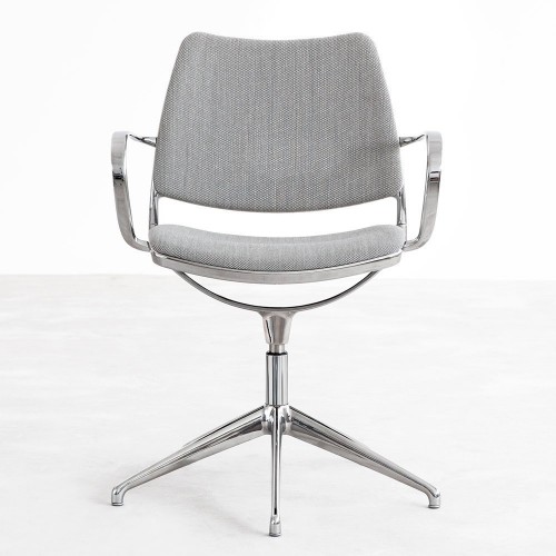 Silla Gas Auto-Retorno Tapizada 