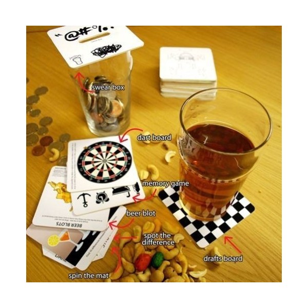 Posavasos Juegos de Bar